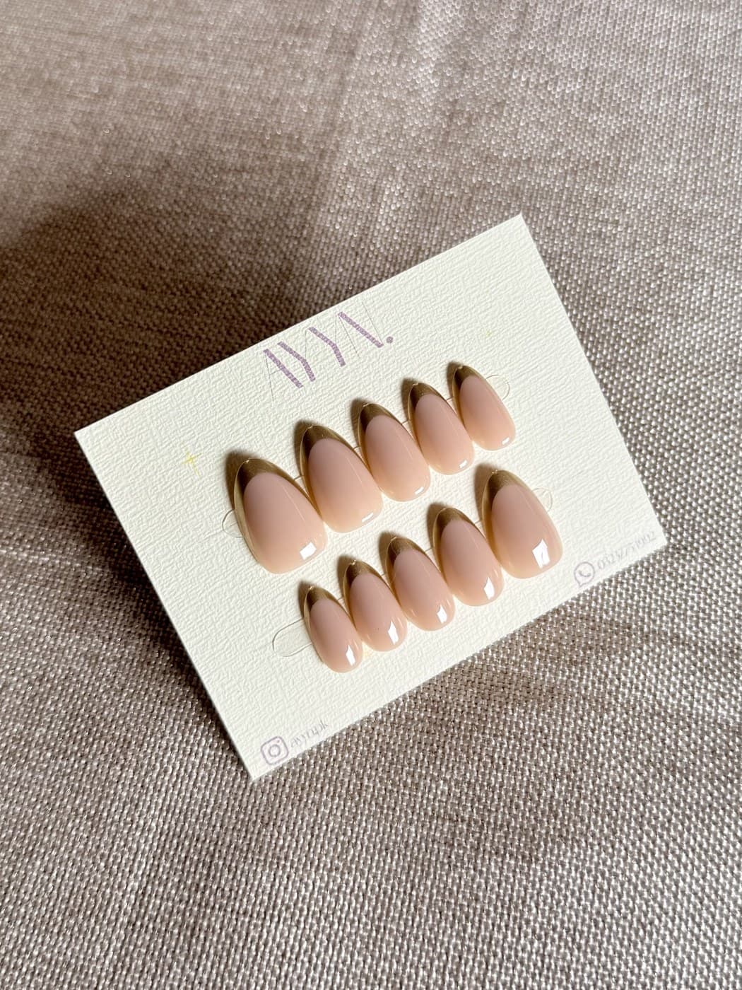 Gold Tips — Design #20 by AYYN. PKR 700