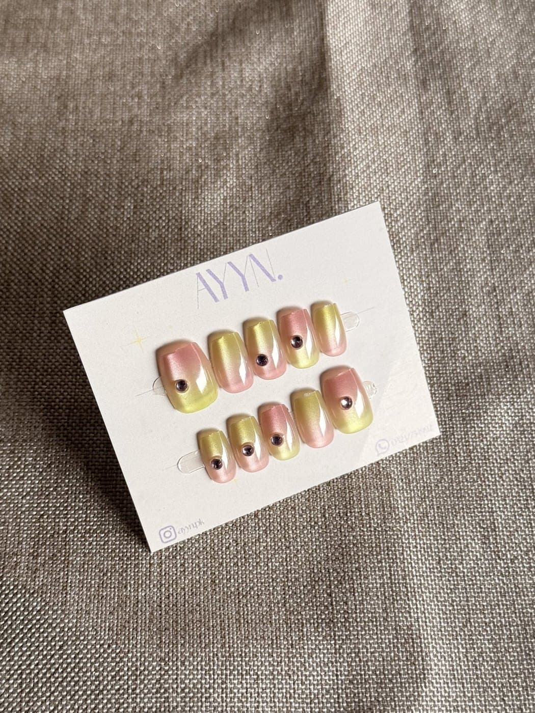 Matcha Blush — Design #3 by AYYN. PKR 600